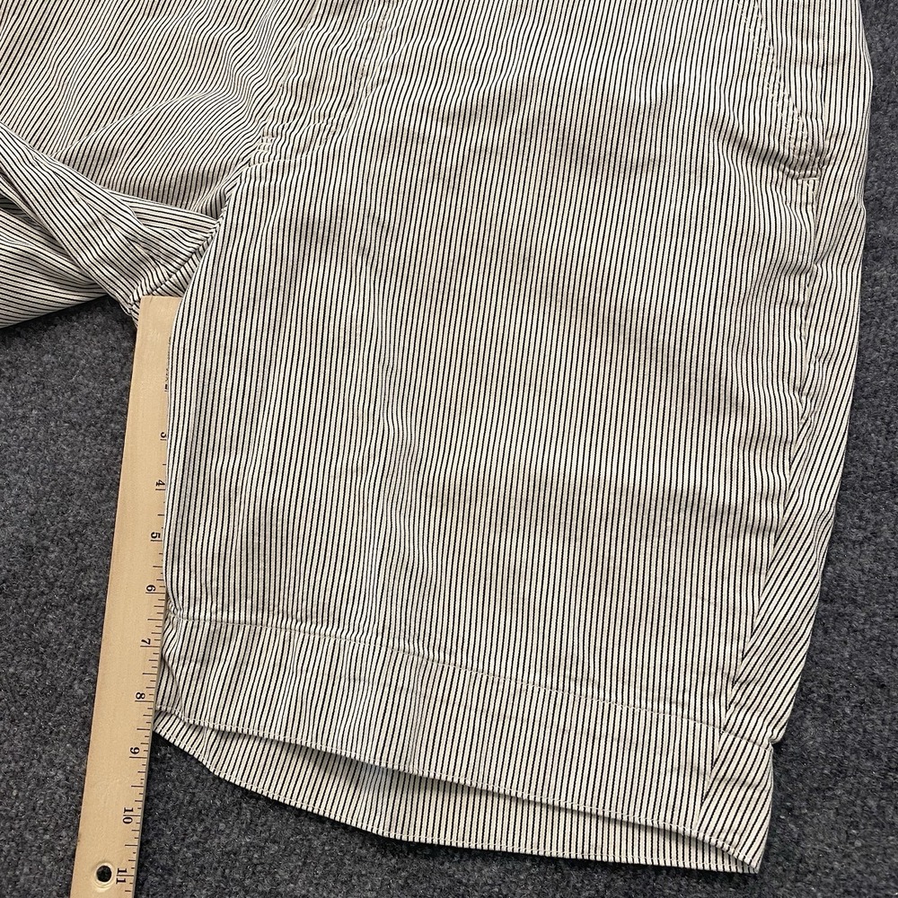 Vintage Y2K Polo Ralph Lauren Vertical Striped Baggy Loose Fit Shorts Mens Sz 38 - Picture 10 of 13